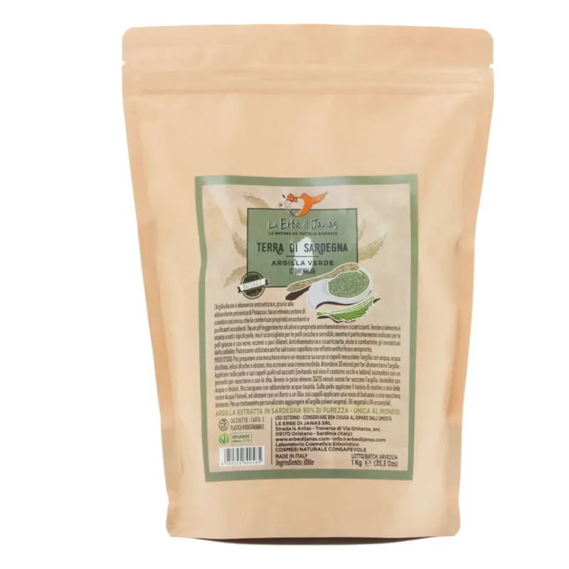 Le erbe di janas Green Clay, 1 kg