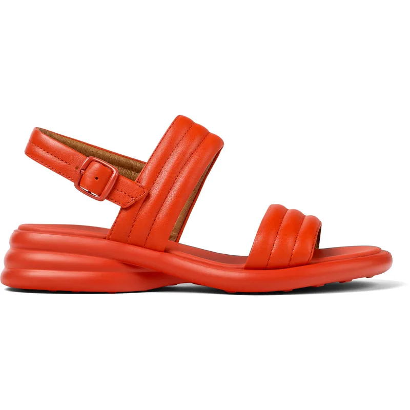 CAMPER Spiro - Πέδιλα Για Γυναικεία - Κόκκινο, Μέγεθος 35, Smooth leather