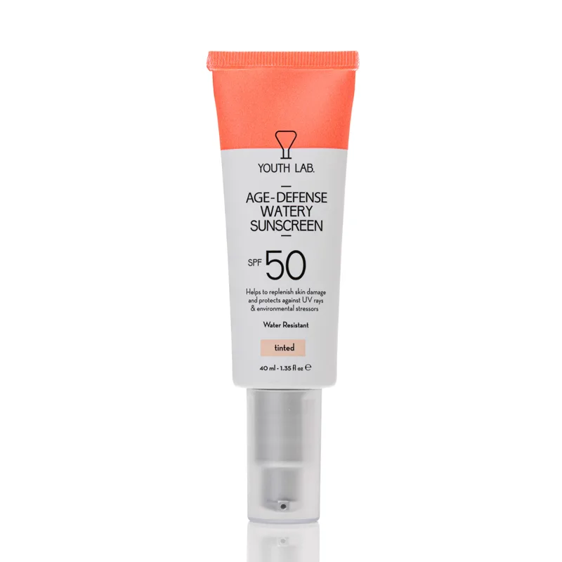 Age Defense Watery Sunscreen SPF50 Tinted
