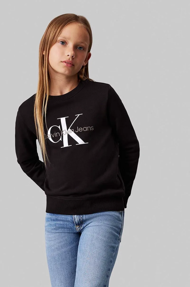 Παιδική βαμβακερή μπλούζα Calvin Klein Jeans