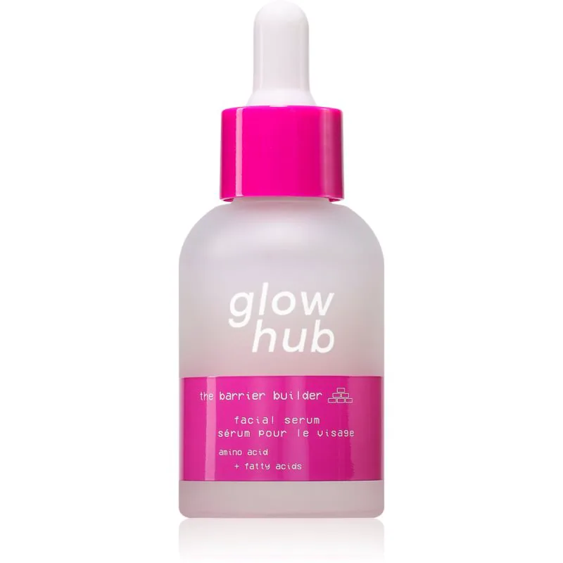 Glow Hub The Barrier Builder καταπραϋντικός ορός προσώπου για την ανάπλαση δερματικού φραγμού 30 ml