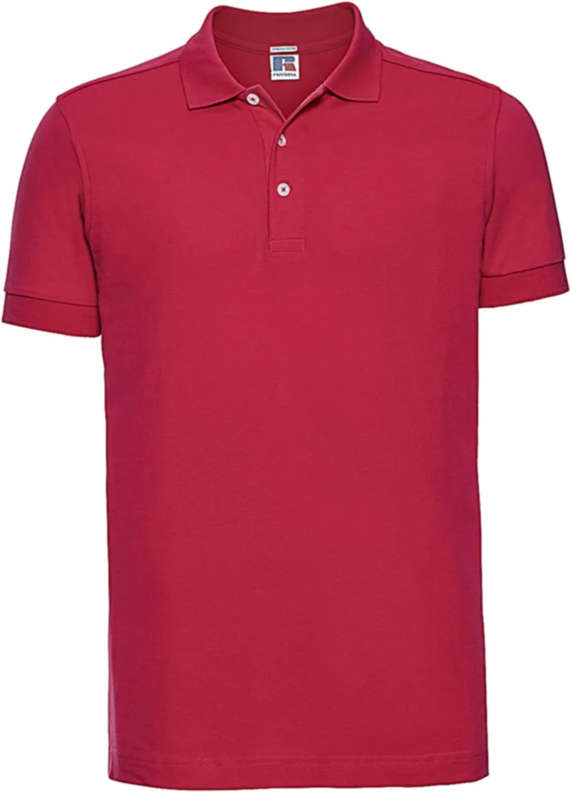 Ανδρική Μπλούζα Polo R-566M-0 Russell Fitted Stretch Slim Fit Classic Red