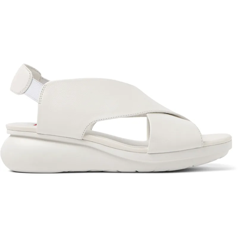 CAMPER Balloon - Πέδιλα Για Γυναικεία - Λευκό, Μέγεθος 40, Smooth leather