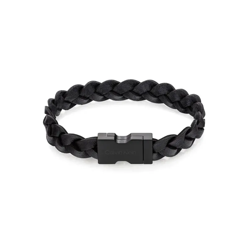 Calvin Klein Ανδρικό Βραχιόλι Από Δέρμα Και Ατσάλι 35000568
