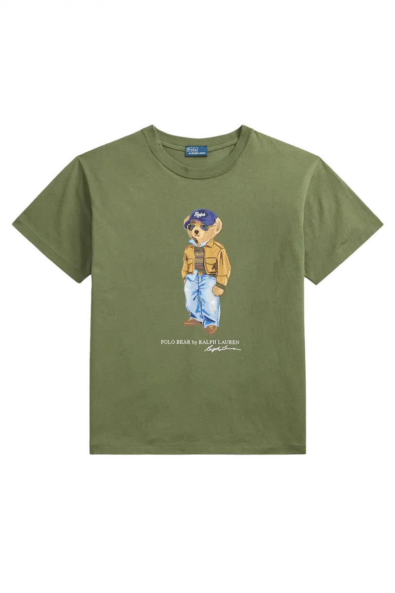 RALPH LAUREN T-SHIRT CLASSICS LOGO ΧΑΚΙ