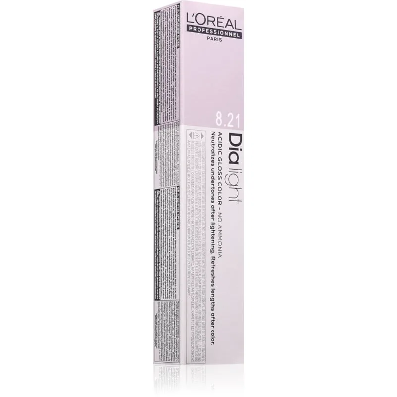 L’Oréal Professionnel Dia Light μόνιμη βαφή μαλλιών χωρίς αμμωνία απόχρωση 8.21 50 ml