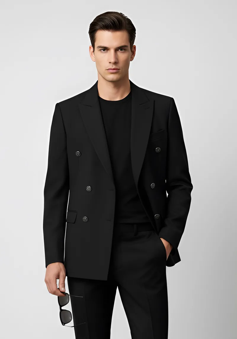 Guy Laroche Σταυρωτό Σακάκι Double Breasted - GL2223239 10957 23 Black