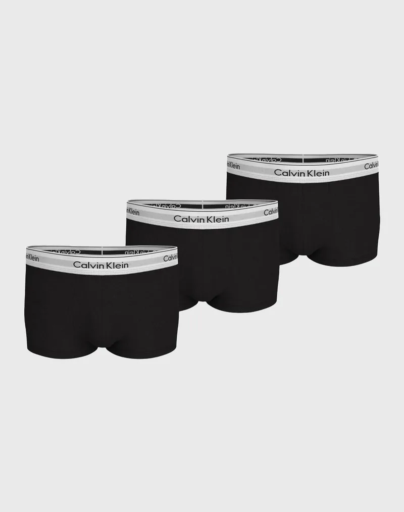 CALVIN KLEIN JEANS LOW RISE TRUNK 3PK LV00NB4389-UB1 Black