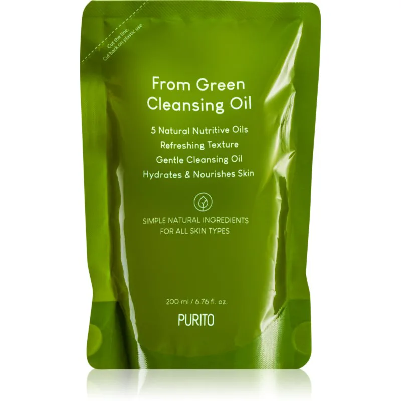Purito From Green καθαριστικό λάδι προσώπου ανταλλακτικό 200 ml
