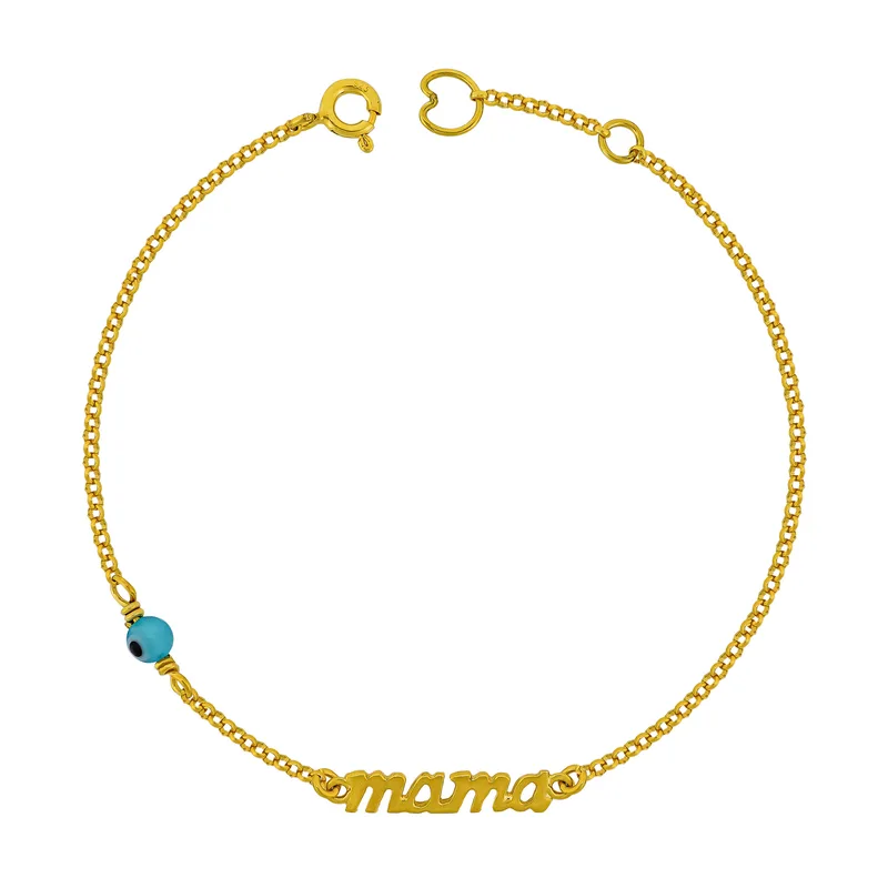 Βραχιόλι με mama από Επιχρυσωμένο Ασήμι VR1022