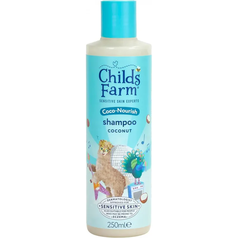Childs Farm Coco-Nourish Coconut Shampoo Παιδικό Σαμπουάν με Άρωμα Καρύδα για Ευκολοχτένιστα Μαλλιά 250ml