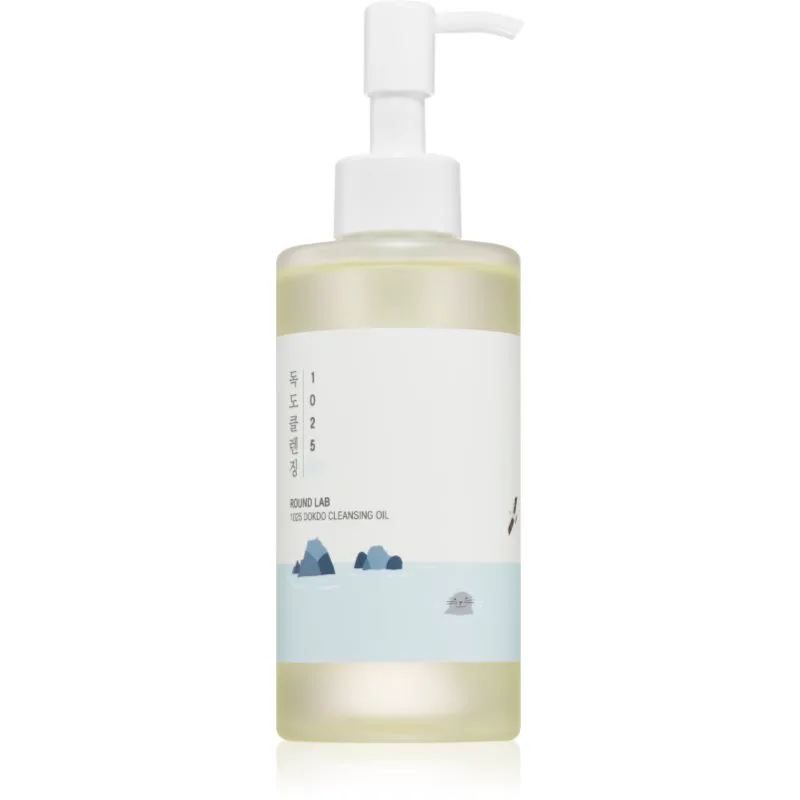 ROUND LAB 1025 Dokdo Cleansing Oil καθαριστικό λάδι και ντεμακιγιάζ με καταπραϋντική δράση 200 ml