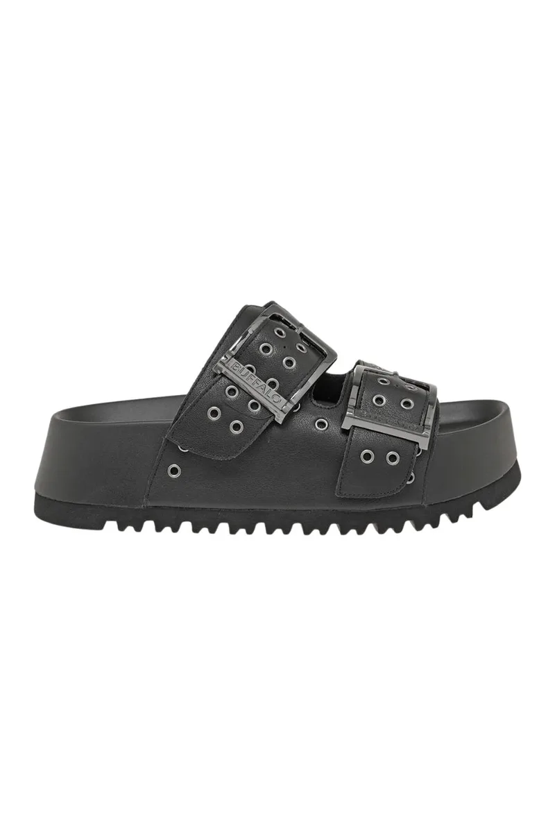 BUFFALO Σανδάλια - Πέδιλα JANE ARI RIV - BLACK-1602316-BLACK