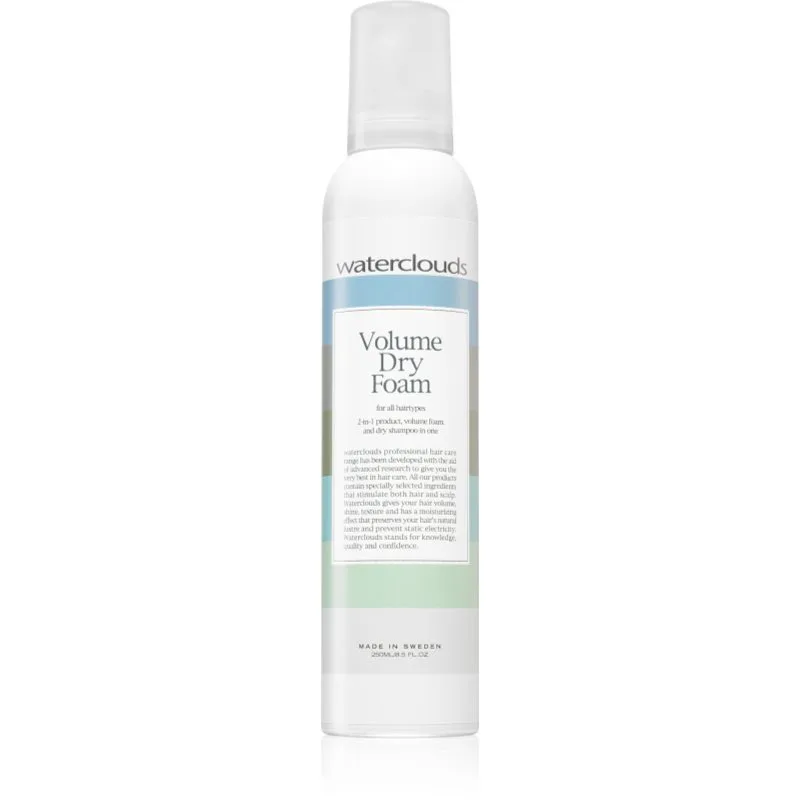 Waterclouds Volume Dry Foam Ξηρό Σαμπουάν σε μορφή αφρού για όγκο 250 ml