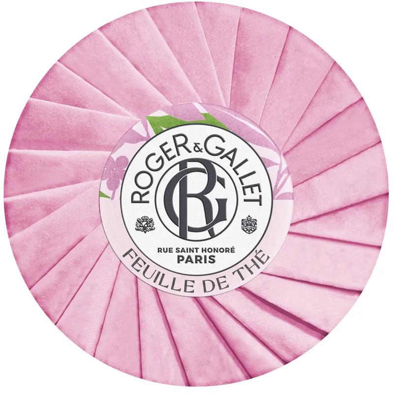 Roger & Gallet Feuille de The Perfumed Soap Bar Γυναικείο Αναζωογονητικό Φυτικό Σαπούνι Σώματος με Χαλαρωτικό Άρωμα Τσαγιού Κεϋλάνης 100g