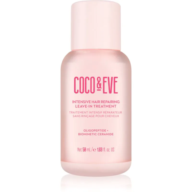 Coco & Eve Sweet Repair Intensive Hair Repairing Leave-in Treatment αναγεννητικό μαλακτικό χωρίς ξέβγαλμα για κατεστραμμένα και βαμμένα μαλλιά 50 ml