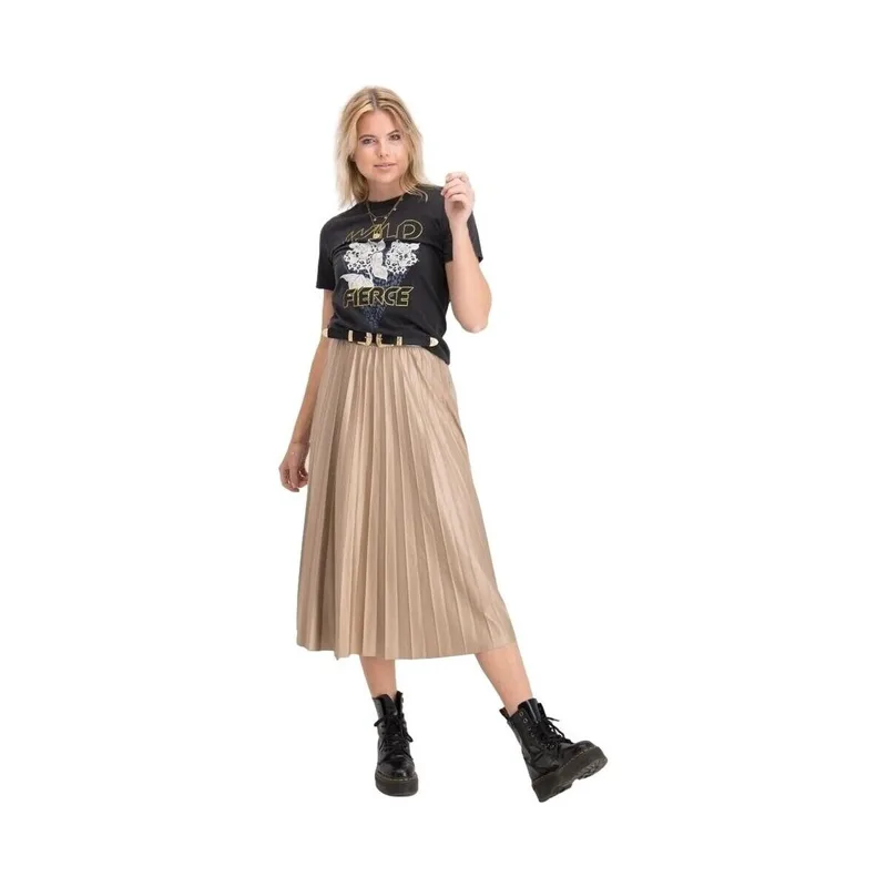 Μίντι φούστες Vila Nitban Midi Skirt - Sand Shell