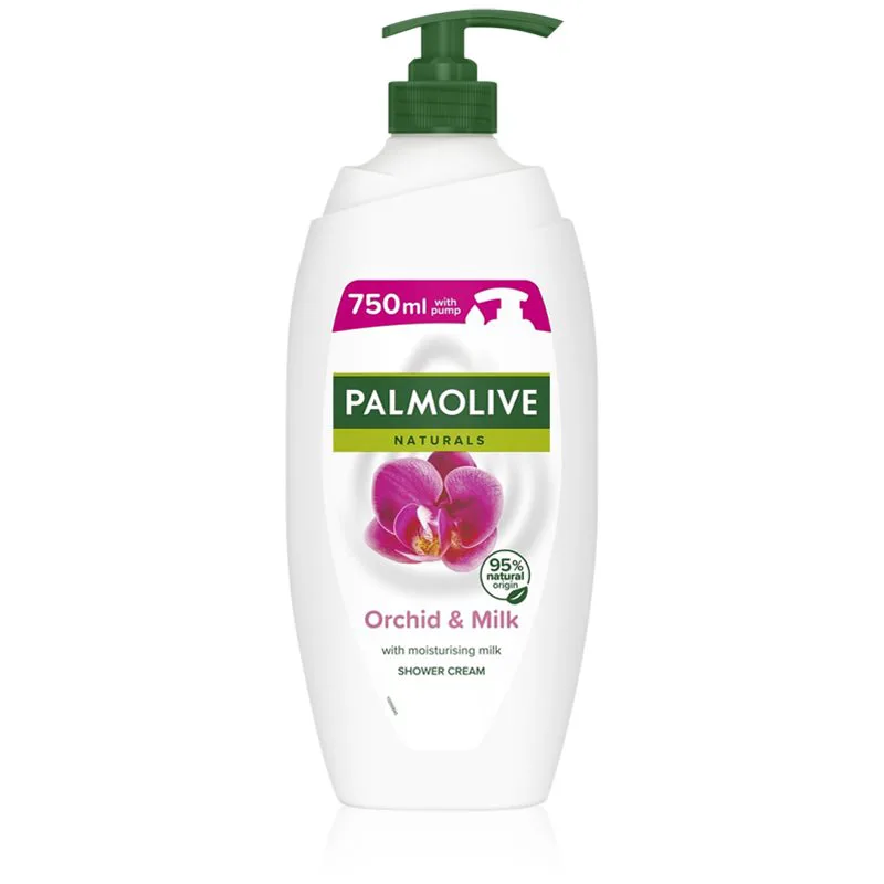 Palmolive Naturals Orchid κρεμώδες τζελ για ντους με εκχυλίσμα ορχιδέας με αντλία 750 ml