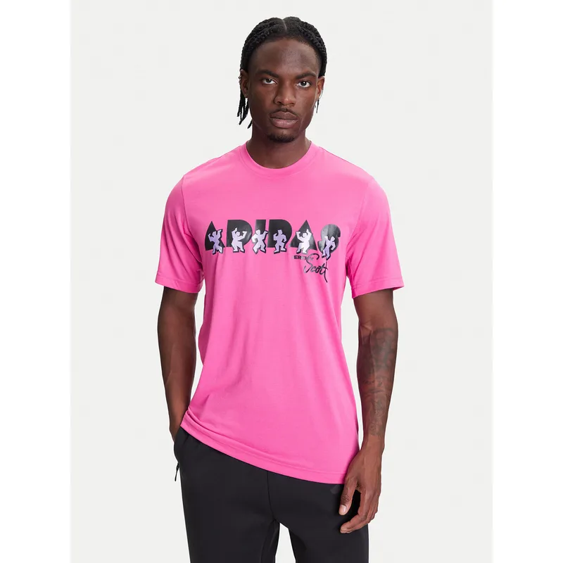adidas T-Shirt Jeremy Scott JL7619 Ροζ Regular Fit