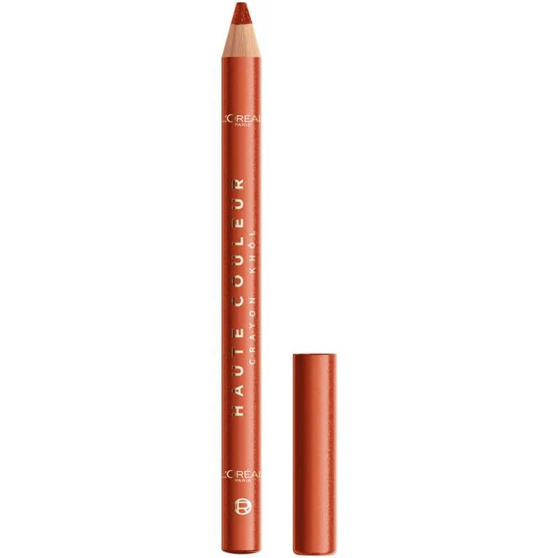 L'Oreal Paris Haute Couleur Crayon Khol Liner Taupe Κρεμώδης Μολύβι Ματιών για Έντονο Χρώμα & Εύκολη Εφαρμογή 1 Τεμάχιο - 180 Copper Tulle