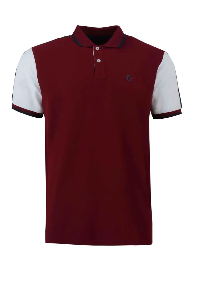 Αντρική μπλούζα γραμμή polo. Casual style ΜΠΟΡΝΤΩ