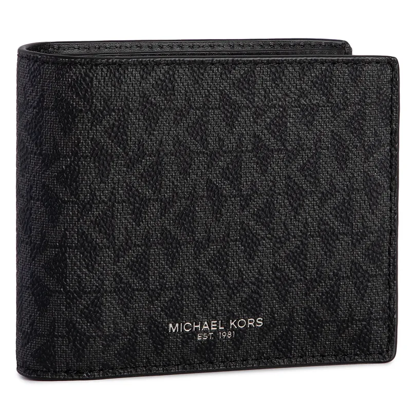 Πορτοφόλι Michael Kors Greyson 39F9LGYF5P Μαύρο