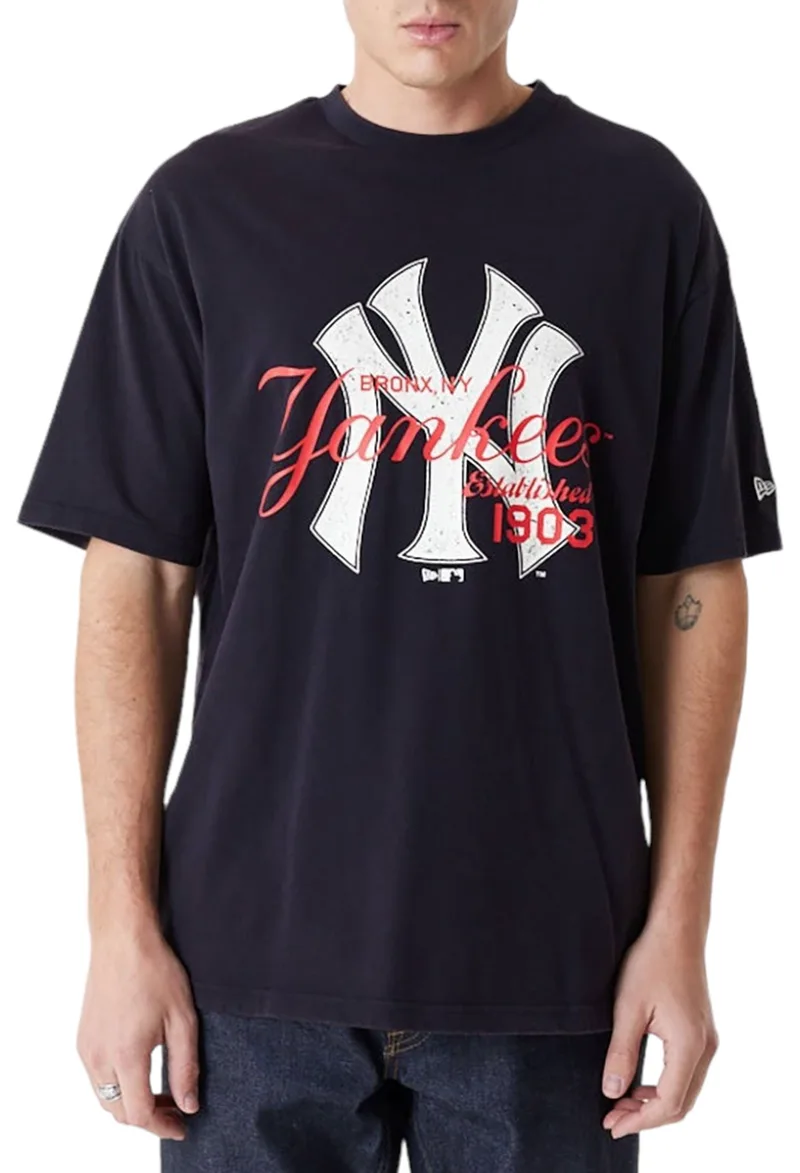 Μπλούζα Κοντομάνικη New Era MLB Lifestyle New York Yankees 60416320-410 Ανδρικό