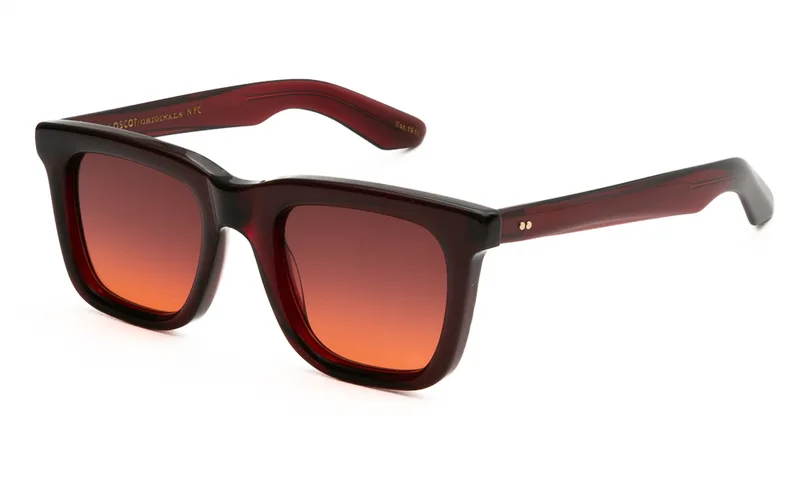 MOSCOT ΓΥΑΛΙΑ ΗΛΙΟΥ MOSCOT RIZIK BURGUNDY DEMO 4922 RIZIK Μπορντό
