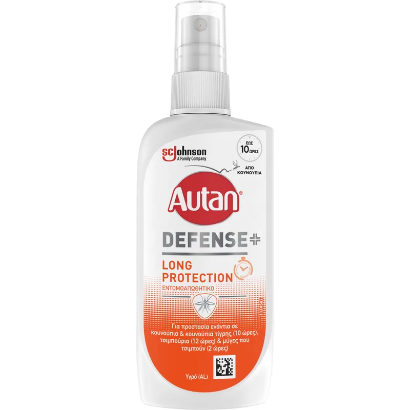 Autan Defense Long Protection Εντομοαπωθητική Λοσιόν Μακράς Διάρκειας σε Μορφή Spray 100ml