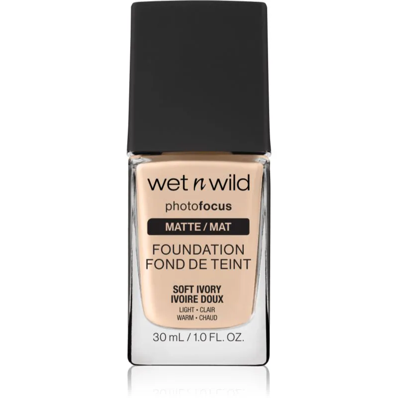 Wet n Wild PhotoFocus ματ ρευστό μεικ απ απόχρωση Soft Ivory 30 ml