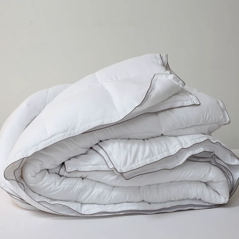 Πάπλωμα 4 Εποχών Microfiber Σατέν Ριγέ Μονό 160x240εκ. Αποσπώμενο Λευκό Melinen 2000028300 (Ύφασμα: Microfiber, Χρώμα: Λευκό, Μέγεθος: Μονά) - MELINEN - 2000028300
