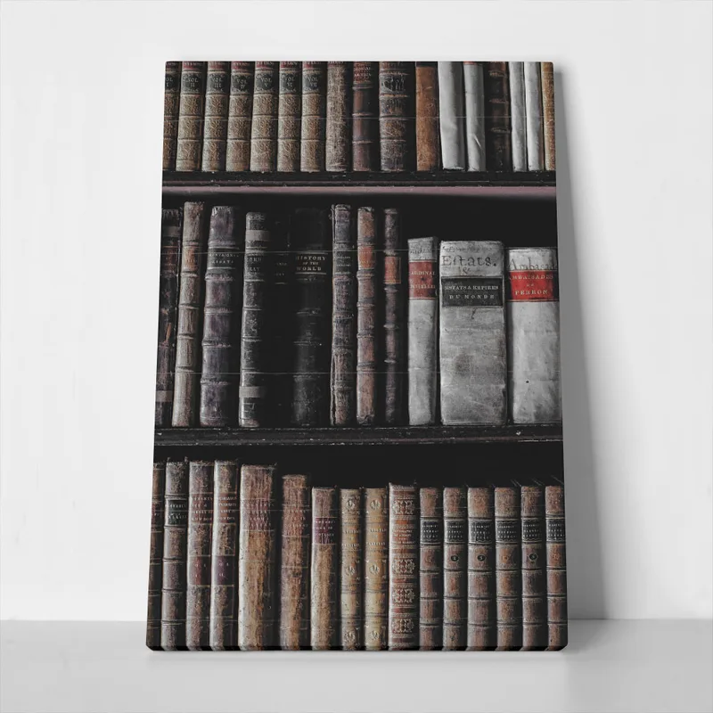 Πίνακας σε Καμβά RUSTIC FARMHOUSE BOOKS