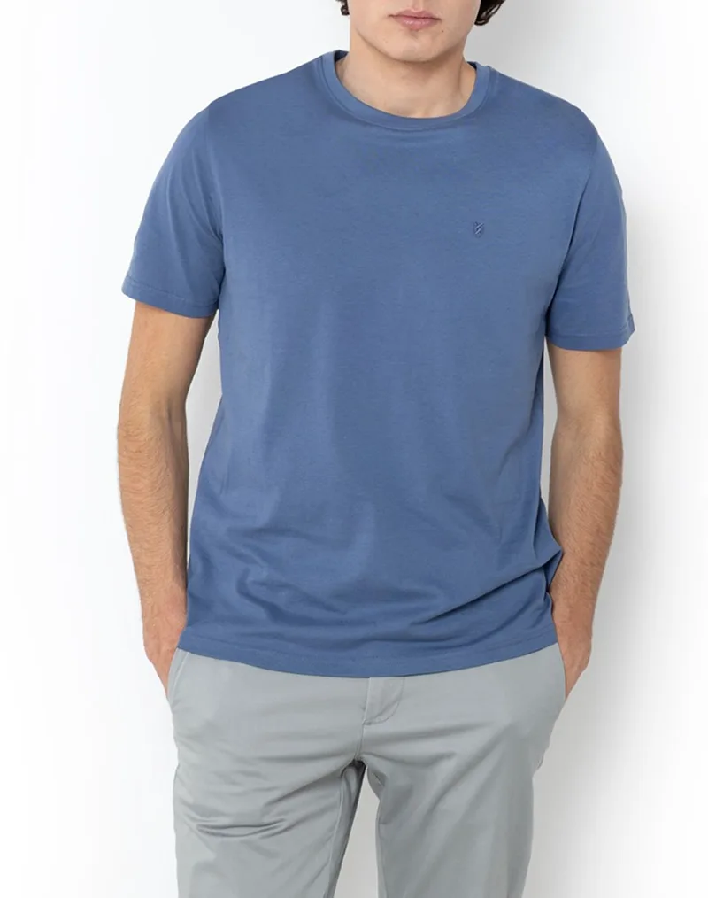 THE BOSTONIANS ΜΠΛΟΥΖΑ ESSENTIAL T-SHIRT REGULAR FIT 3TS1241N-DARK Blue
