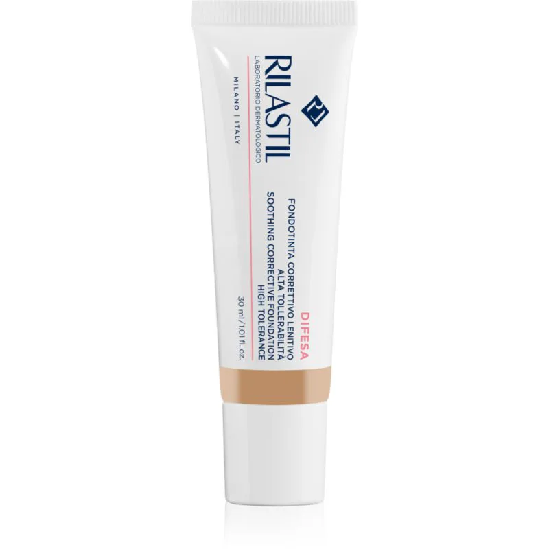 Rilastil Difesa Make Up Soothing Foundation καταπραϋντικό μεικ απ για ευαίσθητη επιδερμίδα απόχρωση 01 30 ml