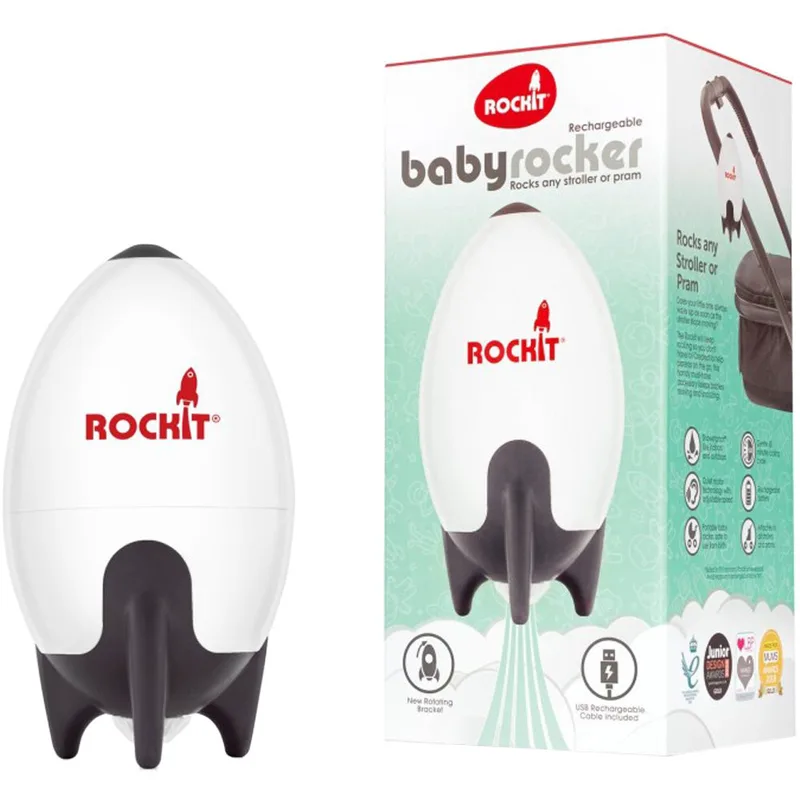 Rockit Rechargeable Baby Rocker Φορητή & Επαναφορτιζόμενη Συσκευή Ριλάξ για το Καρότσι του Μωρού 1 Τεμάχιο