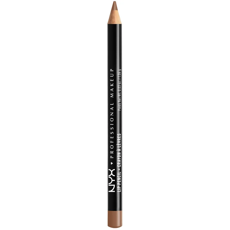 Nyx Professional Makeup Slim Lip Pencil Μολύβι Χειλιών Μακράς Διάρκειας 1.04gr - Nude Μπεζ