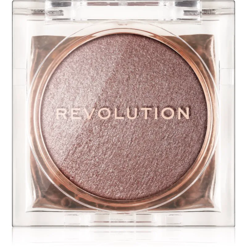 Revolution Beam Bright συμπαγής πούδρα λάμψης απόχρωση Rose Lustre 2.45 γρ
