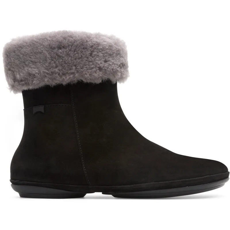 CAMPER Right - Μποτάκια Για Γυναικεία - Μαύρο, Μέγεθος 40, Suede