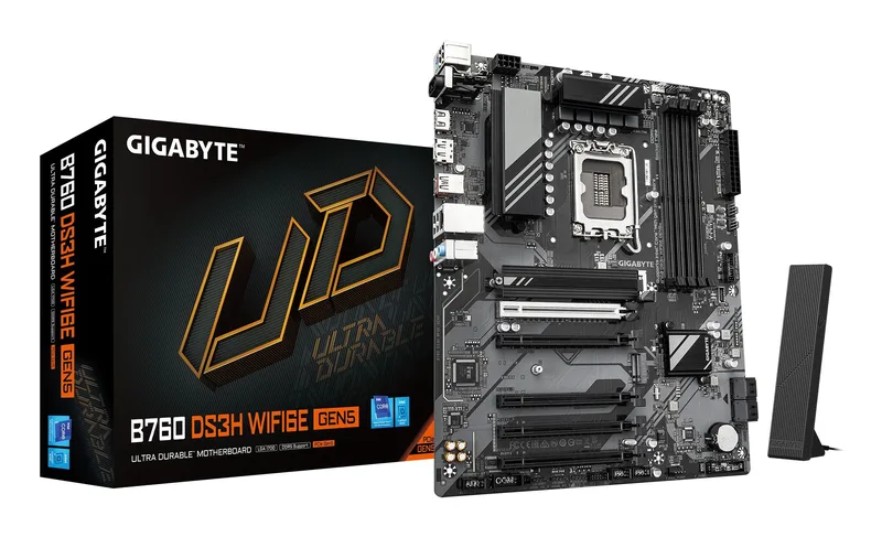 Gigabyte B760 DS3H WiFi6E GEN5: Μητρική Κάρτα ATX για Intel S1700