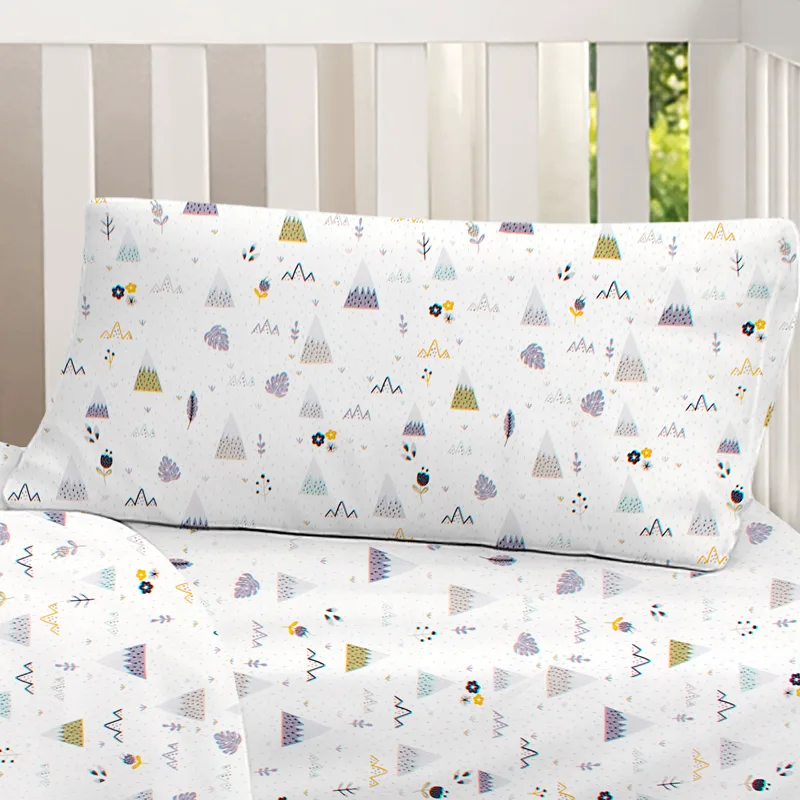 Βρεφική Μαξιλαροθήκη 35x45 Dimcol Whimsical Mountainside 588 Grey