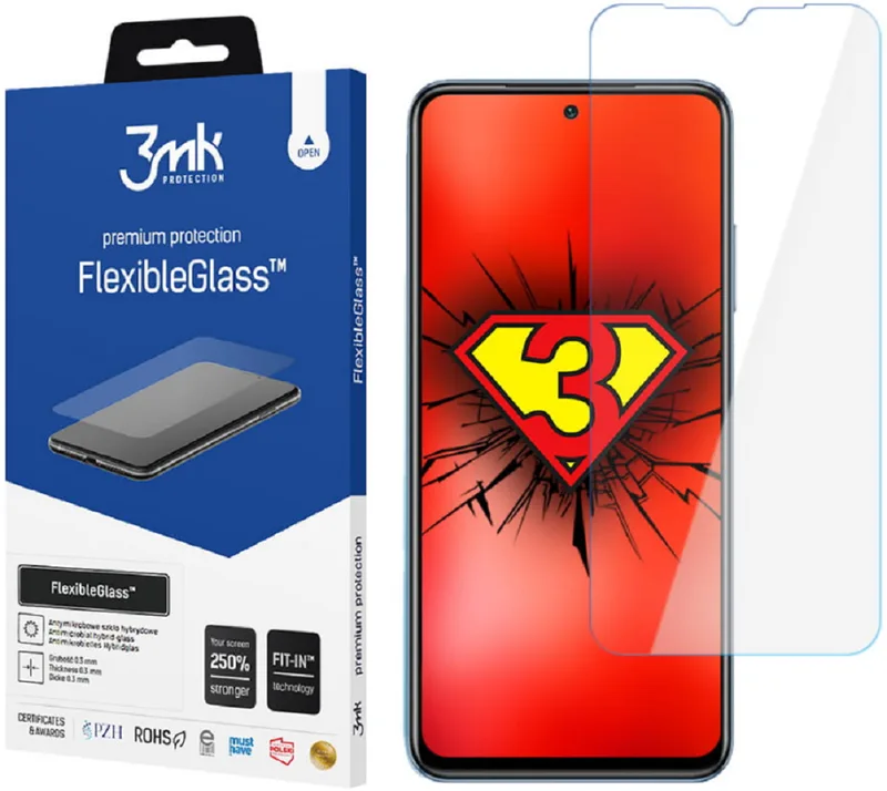 3MK Premium Flexible Glass - Αντιχαρακτικό Υβριδικό Προστατευτικό Γυαλί Οθόνης - Xiaomi Poco M5s - 0.3mm (5903108491747)