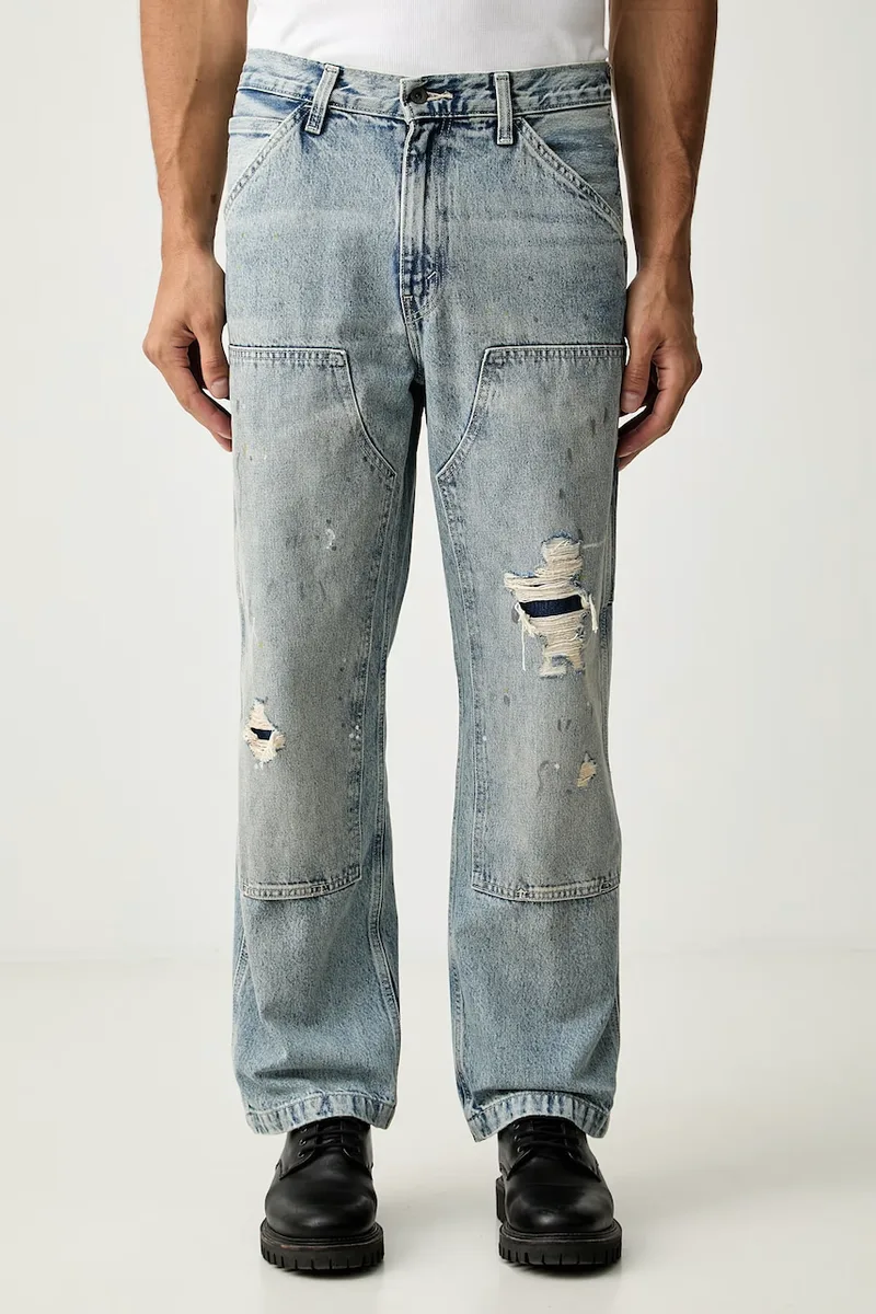 Levi's τζιν χαλαρά ανδρικά 568 LOOSE STRT DBL KNEE