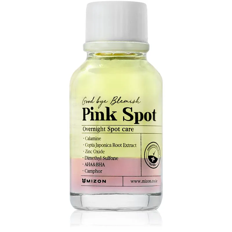 Mizon Good Bye Blemish Ροζ Spot τοπικός ορός με πούδρα κατά της ακμής 19 ml