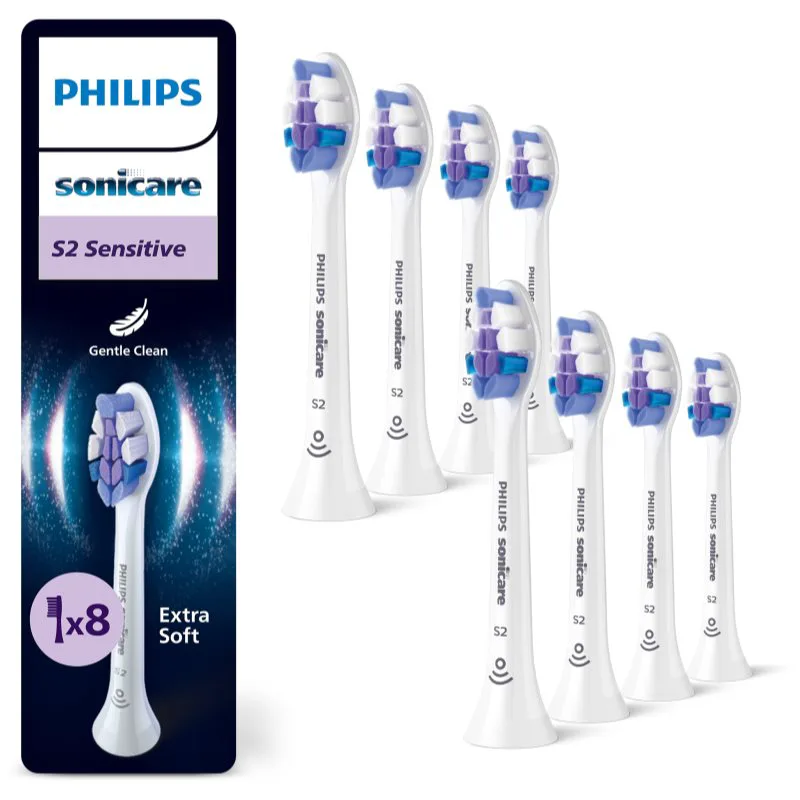 Philips Sonicare Sensitive HX6058/87 ανταλλακτική κεφαλή για οδοντόβουρτσα 8 τμχ