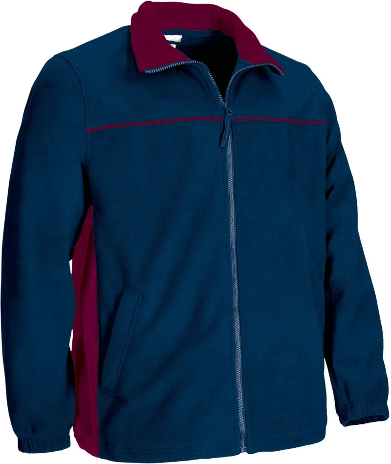 Fleece Jacket THUNDER Valento FPVATHUMT Orion Navy Blue-Mahogany Garnet