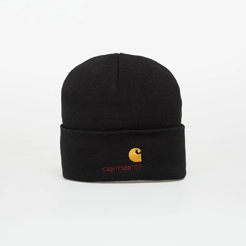 Καπέλο Carhartt WIP American Script Beanie Black Universal