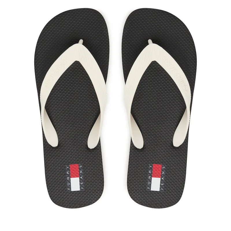 Σαγιονάρες Tommy Jeans Tjw Logo Summer Sandal EN0EN02979 Μαύρο