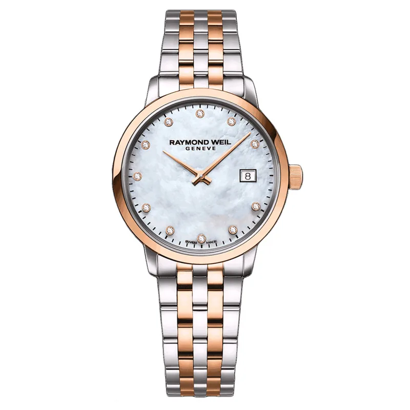 RAYMOND WEIL Toccata Diamonds Two Tone Stainless Steel Bracelet 5985-SP5-97081