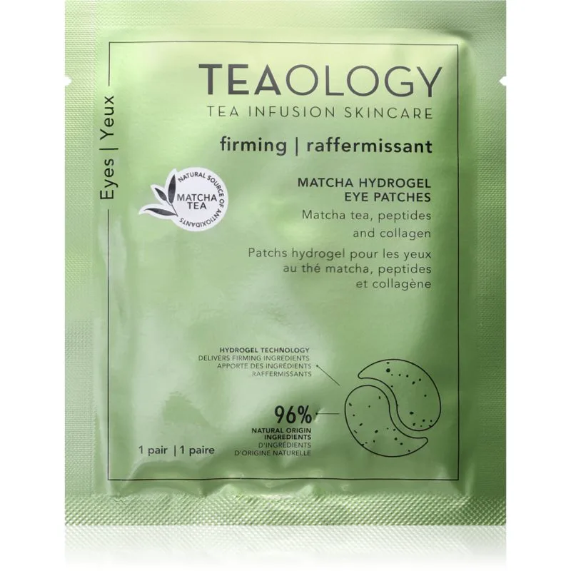 Teaology Matcha Infusion Hydrogel Eye Patches αναζωογονητικά επιθέματα ματιών υδρογέλης με κολαγόνο 1 ζευγάρι