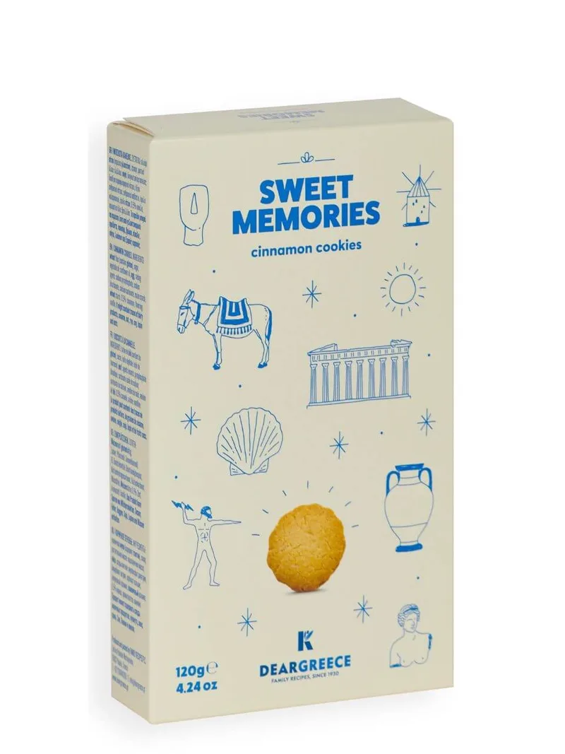 Μπισκότα κανέλας «Sweet Μemories» "Αγαπημένη Ελλάδα" 120g>
